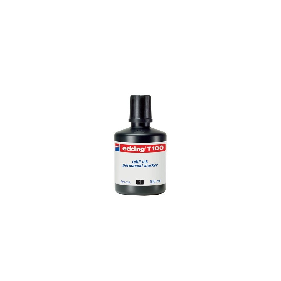 3578-FRASCO TINTA PARA RELLENAR 100ML NEGRO EDDING T100-01