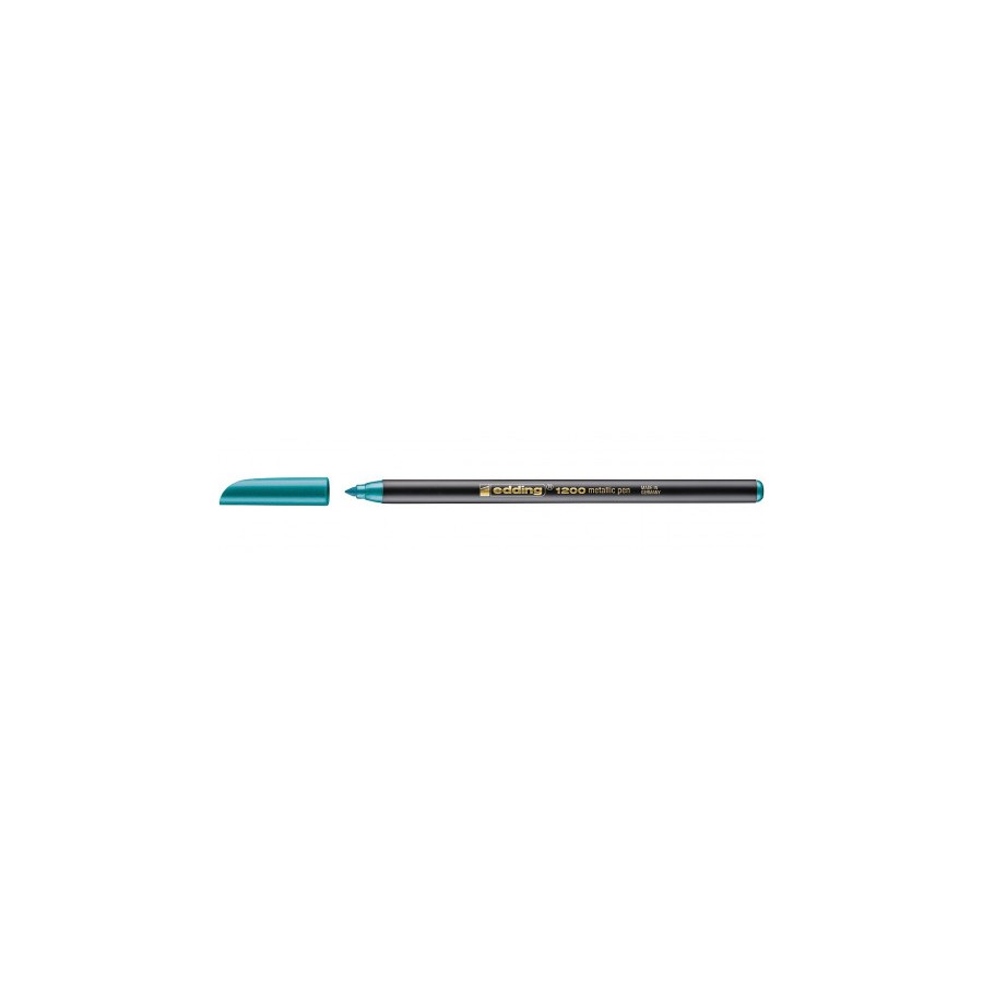 3584-ROTULADOR PUNTA FINA 1200 VERDE METALICO EDDING 1200-074