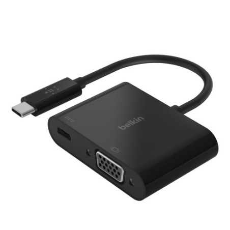 35846-Belkin AVC001BTBK base para portatil y replicador de puertos USB 3.2 Gen 1 (3.1 Gen 1) Type-C Negro