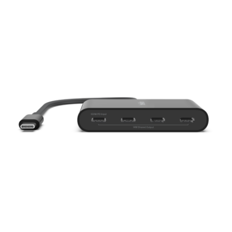 35849-Belkin AVC018BTBK hub de interfaz USB Tipo C 10000 Mbit/s Negro