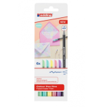 3590-PACK 6 ROTULADORES SURTIDOS 1200 PASTEL EDDING 1200-6-S pastel
