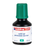 3593-FRASCO TINTA PARA RELLENAR 25ML VERDE EDDING T25-004