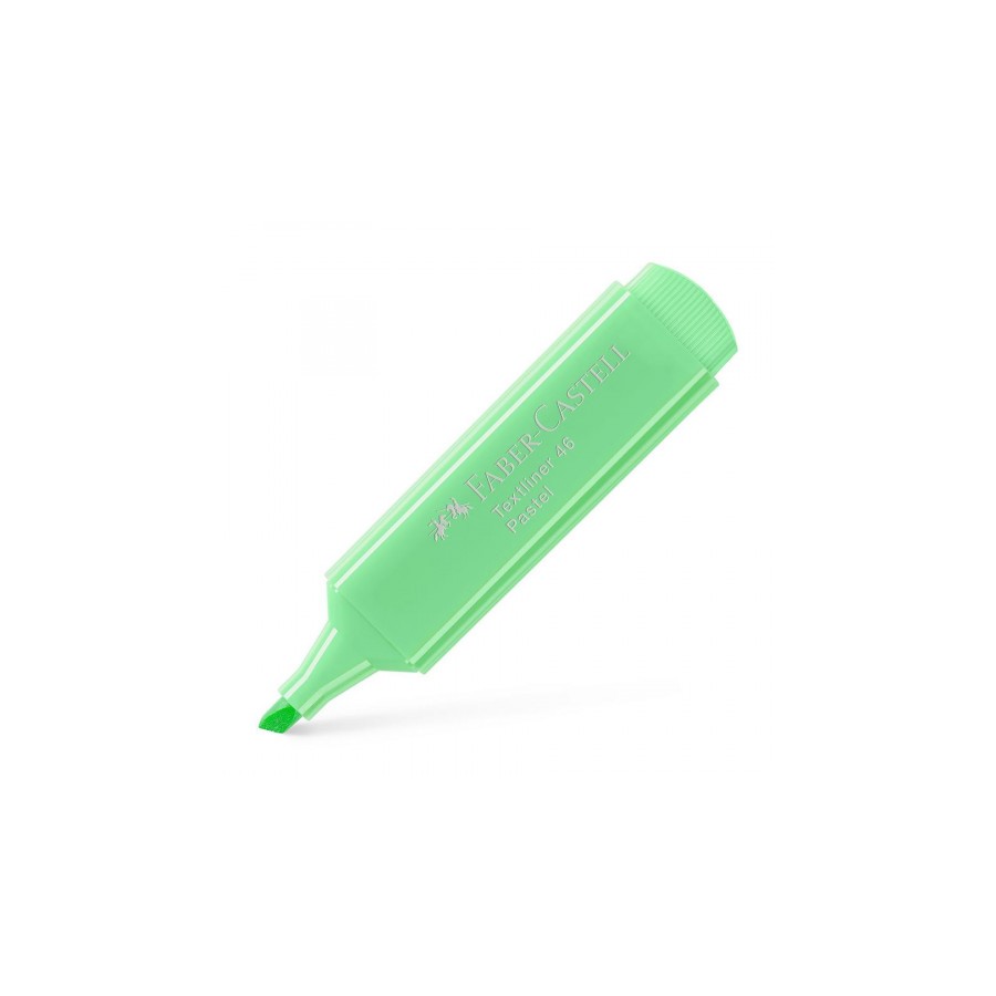 3598-MARCADOR FLUOR TEXTLINER VERDE CLARO PASTEL FABER CASTELL 154666