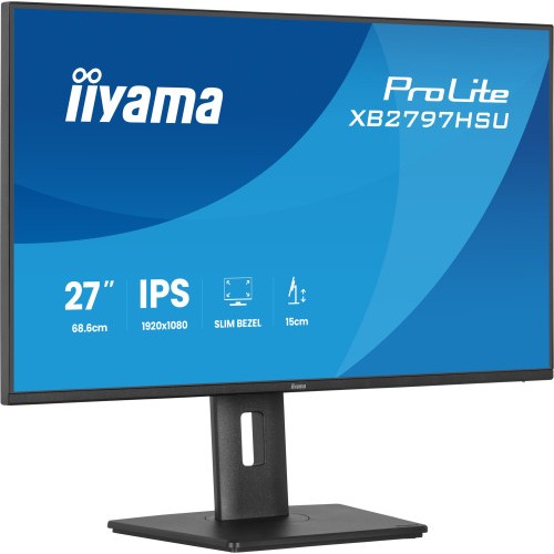 35993-MONITOR IIYAMA PANTALLA PARA PC 68,6 CM (27") 1920 X 1080 PIXELES FULL HD LED PANEL IPS AJUSTABLE EN ALTURA HDMI D