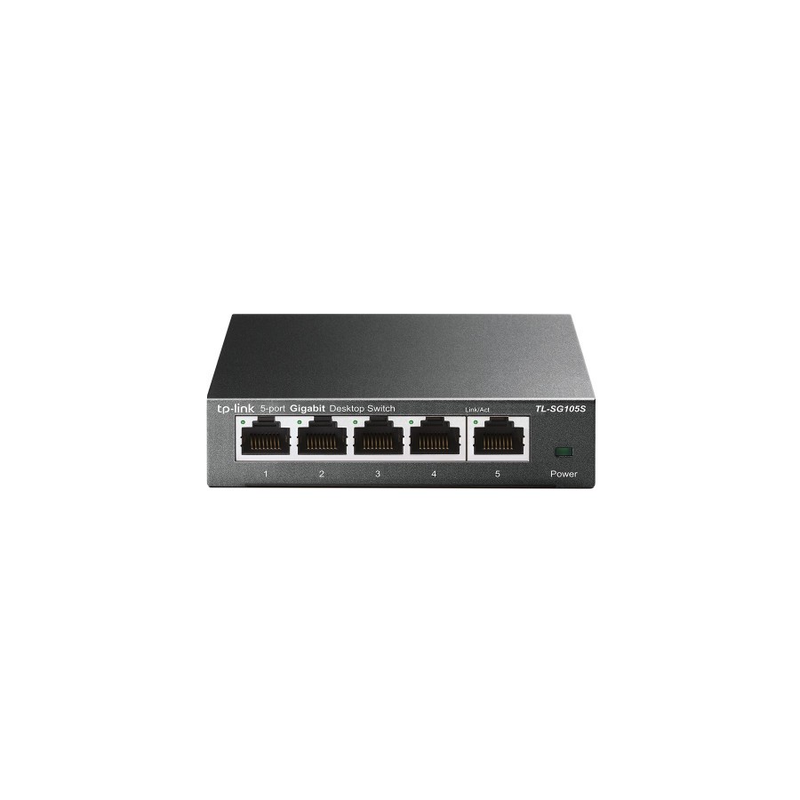 3609-TP-LINK TL-SG105S No administrado L2 Gigabit Ethernet (10/100/1000) Negro