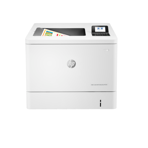 36118-HP Color LaserJet Enterprise Impresora M554dn, Estampado, Impresion desde USB frontal Impresion a dos caras