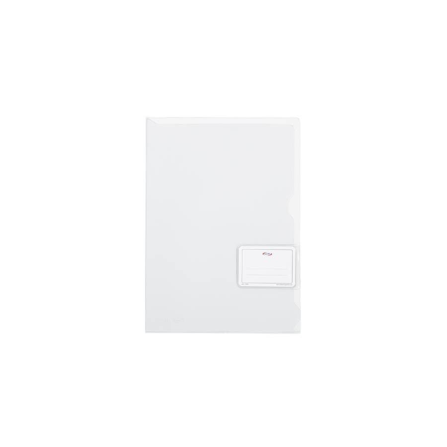 3615-DOSSIERS CON TARJETERO EXTRA PVC EN TRANSPARENTE PARDO 315000