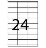 36198-CAJA 100 HOJAS ETIQUETAS ADHESIVAS ILC BLANCA 70X35 FABRISA 15303