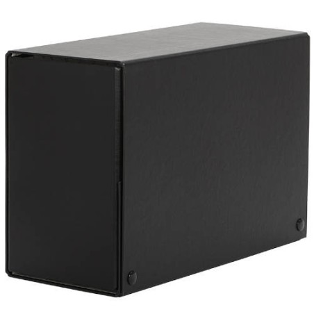 3621-CARPETA DE PROYECTOS LOMO 120 CIERRE BROCHES EN COLOR NEGRO PARDO 971201