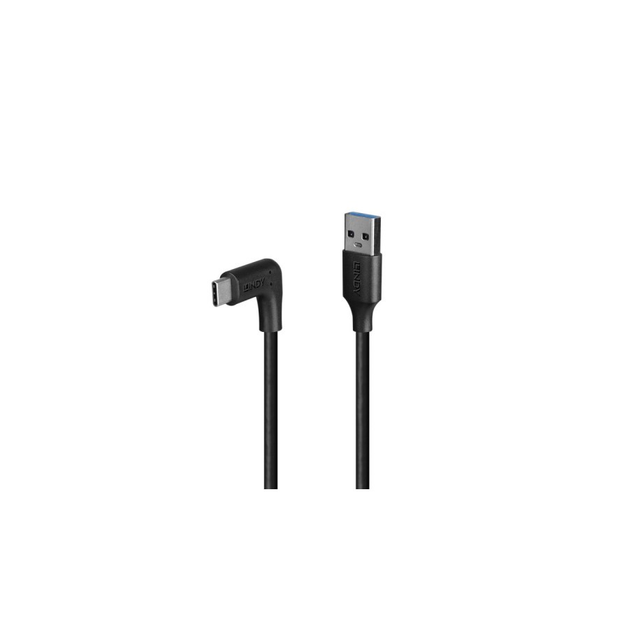 36285-Lindy 32012 cable USB USB 3.2 Gen 2 (3.1 Gen 2) 0,5 m USB A USB C Negro