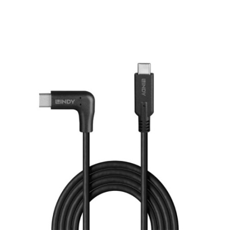 36292-Lindy 32017 cable USB USB 3.2 Gen 2 (3.1 Gen 2) 0,5 m USB C Negro