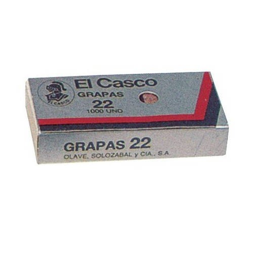 3634-CAJA DE 1000 GRAPAS GALVANICZADAS MODELO 22/6G EL CASCO 1G00221