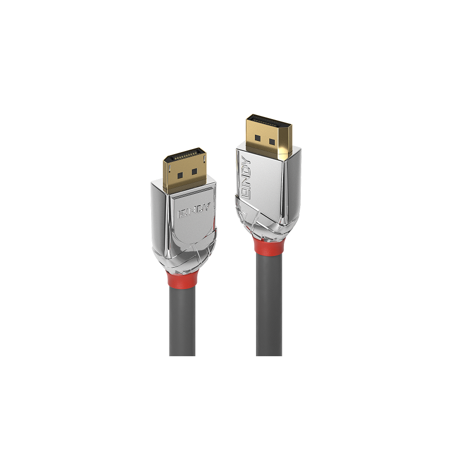 36353-Lindy 36303 cable DisplayPort 3 m Cromo, Gris