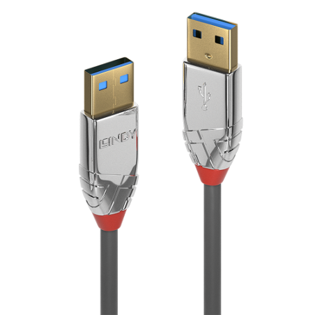36437-Lindy 36626 cable USB USB 3.2 Gen 1 (3.1 Gen 1) 1 m USB A Gris