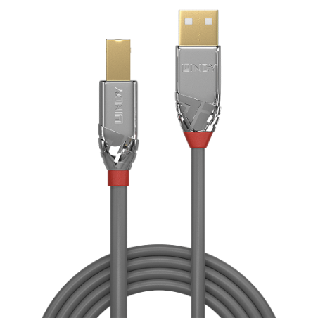36468-Lindy 36645 cable USB USB 2.0 7,5 m USB A USB B Gris