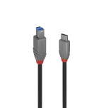 36491-Lindy 36666 cable USB USB 3.2 Gen 1 (3.1 Gen 1) 1 m USB C USB B Negro