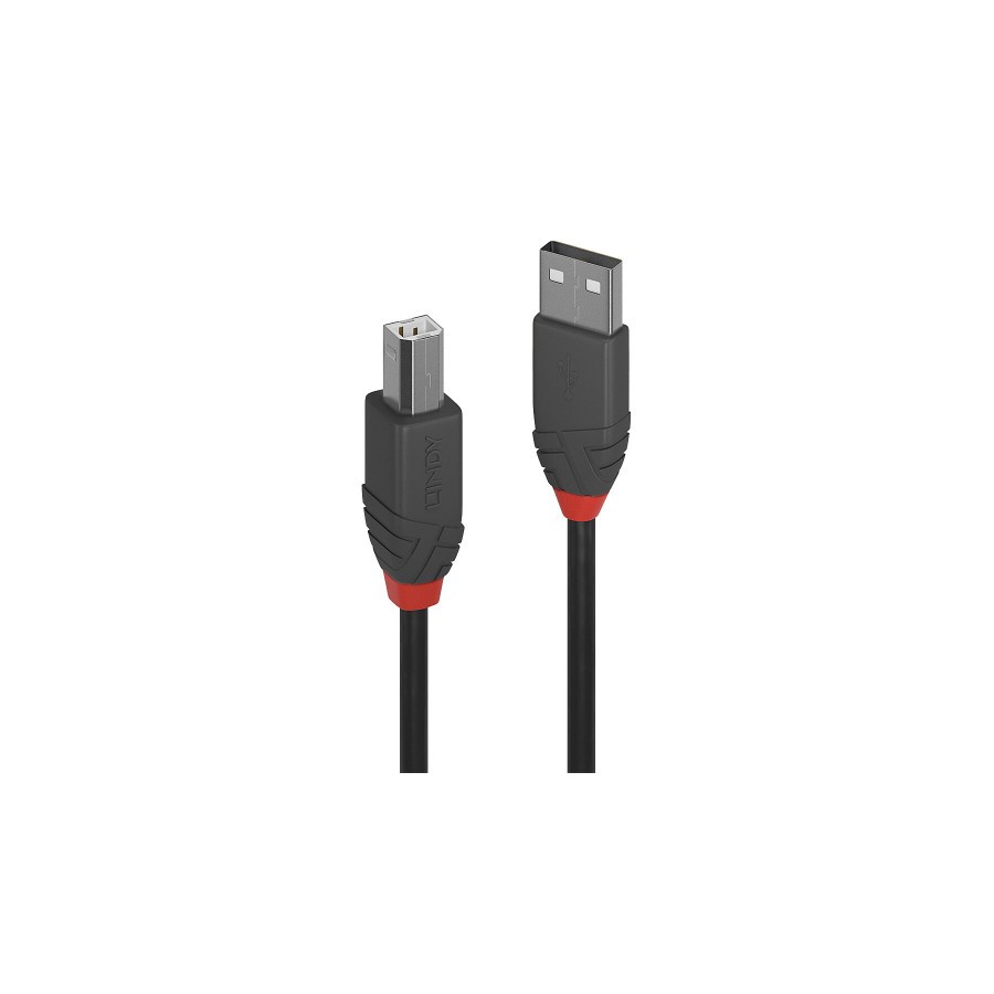 36503-Lindy 36673 cable USB USB 2.0 2 m USB A USB B Negro