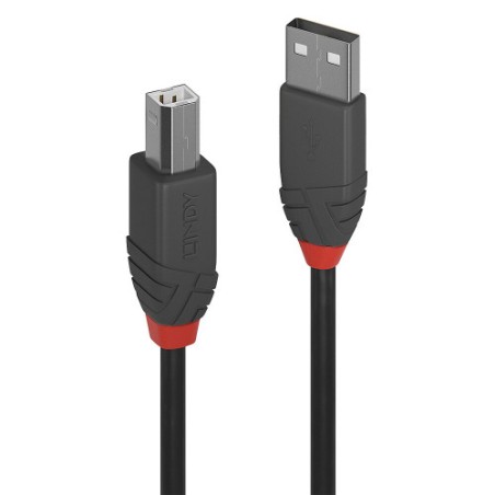 36507-Lindy 36675 cable USB USB 2.0 5 m USB A USB B Negro