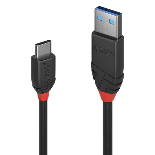 36679-Lindy 36916 cable USB USB 3.2 Gen 1 (3.1 Gen 1) 1 m USB A USB C Negro