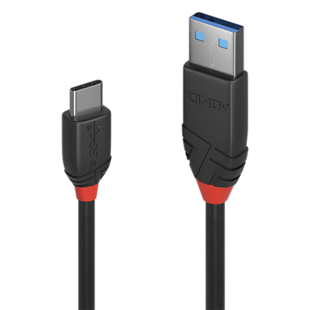 36679-Lindy 36916 cable USB USB 3.2 Gen 1 (3.1 Gen 1) 1 m USB A USB C Negro