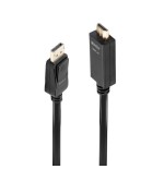 36689-Lindy 36922 adaptador de cable de video 2 m DisplayPort HDMI tipo A (Estandar) Negro