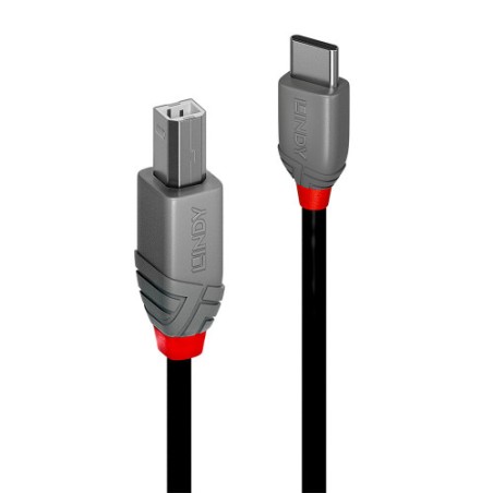 36707-Lindy 36943 cable USB USB 2.0 3 m USB C USB B Negro