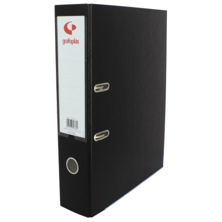 3671-ARCHIVADOR PALANCA 65 COLOR NEGRO FOLIO LOMO ANCHO 290X350X75 GRAFOPLAS 17279510