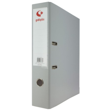 3675-ARCHIVADOR PALANCA 65 COLOR GRIS FOLIO LOMO ANCHO 290X350X75 GRAFOPLAS 17279571