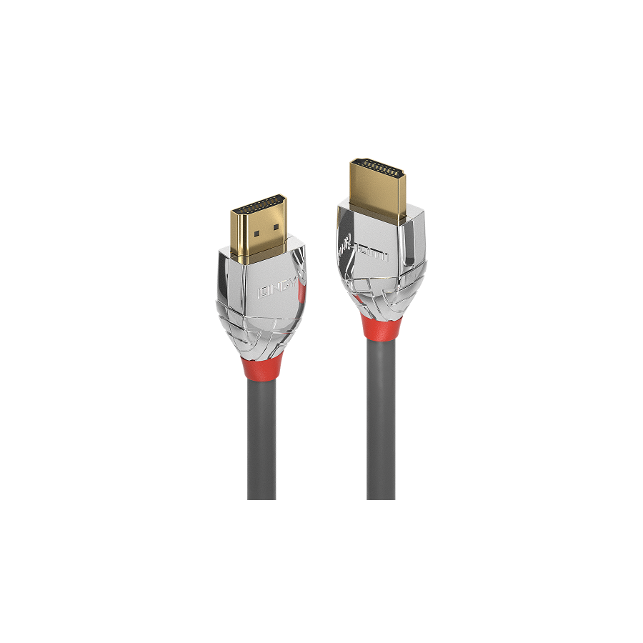 36791-Lindy 37871 cable HDMI 1 m HDMI tipo A (Estandar) Gris, Plata