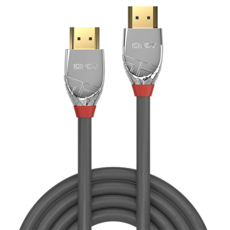 36792-Lindy 37871 cable HDMI 1 m HDMI tipo A (Estandar) Gris, Plata