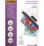 368-PACK 100 BOLSAS PLASTIFICACION 80 MICRAS A3 303X426 FELLOWES 5306207