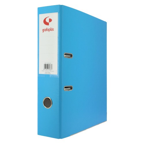 3687-ARCHIVADOR PALANCA 65 COLOR AZUL A4 LOMO ANCHO 290X320X75 GRAFOPLAS 17269530