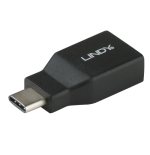 36985-Lindy 41899 cambiador de genero para cable USB 3.1-C USB 3.1-A Negro