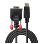 36994-Lindy 41942 adaptador de cable de video 2 m VGA (D-Sub) DisplayPort Negro