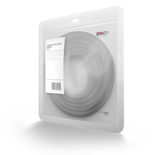 37059-Lindy 45354 cable de red Gris 3 m Cat6a S/FTP (S-STP)