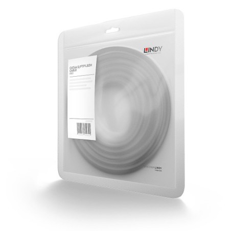 37062-Lindy 45355 cable de red Gris 5 m Cat6a S/FTP (S-STP)