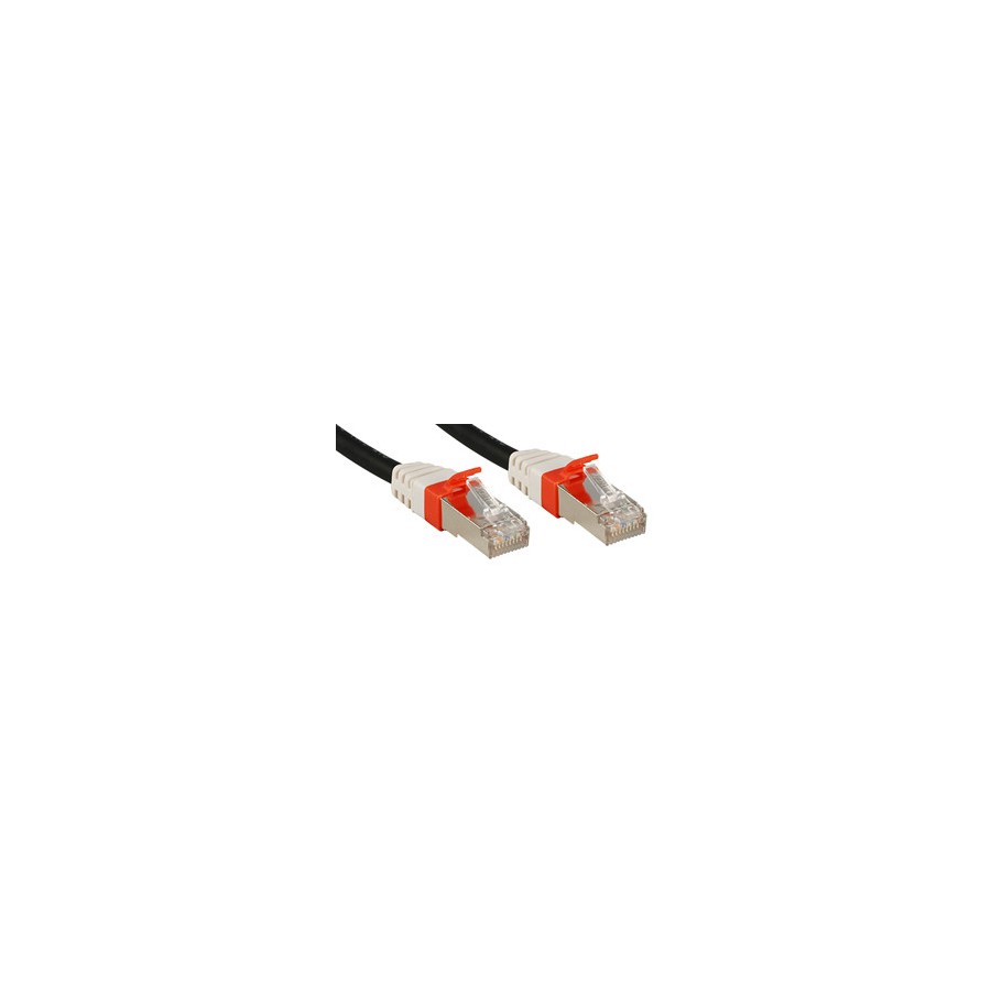 37073-Lindy Cat.6 (A) SSTP / S/FTP PIMF Premium 1.0m cable de red Negro 1 m