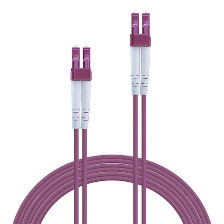 37129-Lindy 46340 Cable de fibra optica e InfiniBand 1 m LC Violeta