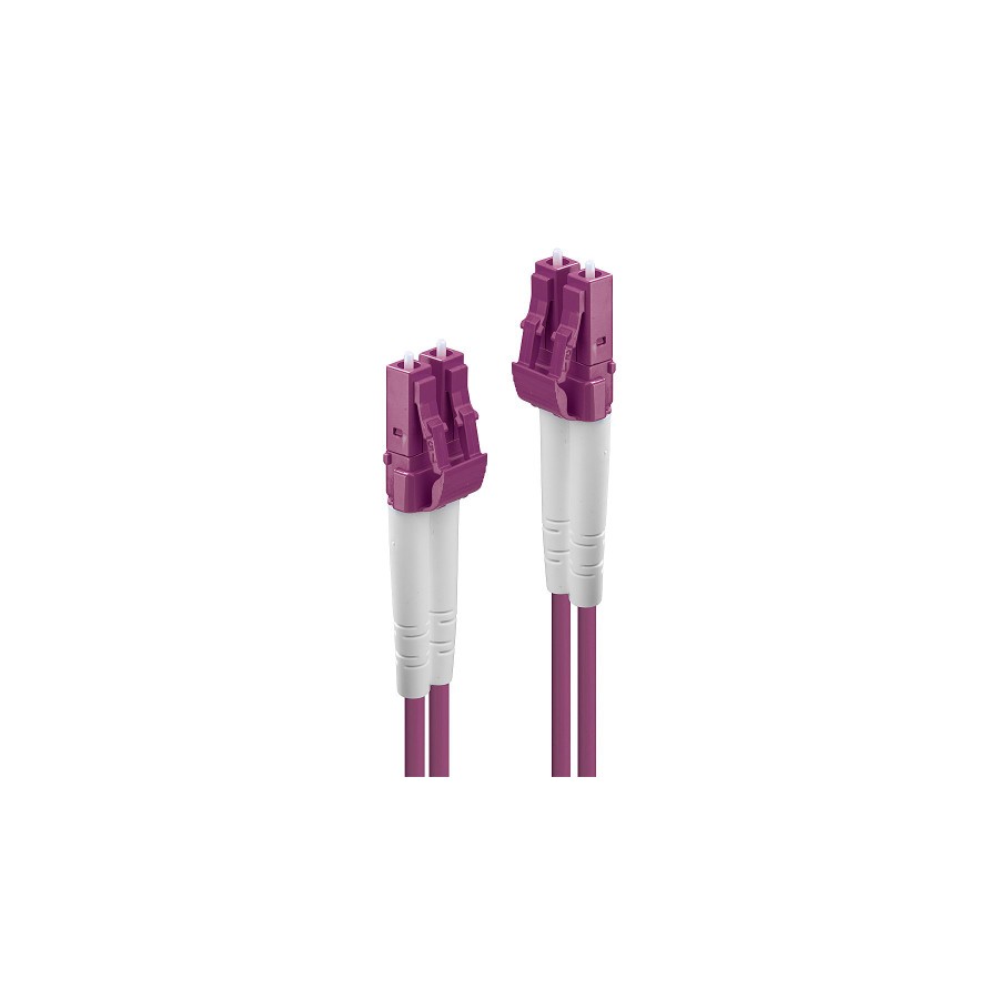 37132-Lindy 46342 Cable de fibra optica e InfiniBand 3 m LC Rosa