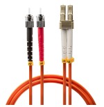 37198-Lindy 46490 Cable de fibra optica e InfiniBand 1 m LC ST Naranja