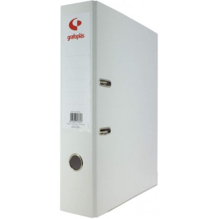 3722-ARCHIVADOR PALANCA 45 COLOR BLANCO FOLIO LOMO ESTRECHO 290X350X55 GRAFOPLAS 17279370