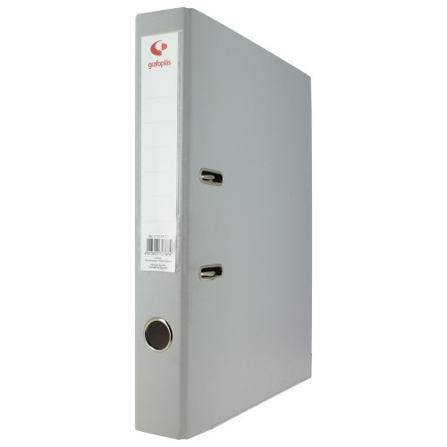 3723-ARCHIVADOR PALANCA 45 COLOR GRIS FOLIO LOMO ESTRECHO 290X350X55 GRAFOPLAS 17279371