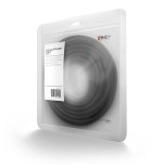 37283-Lindy 47175 cable de red Negro 0,3 m Cat6a S/FTP (S-STP)