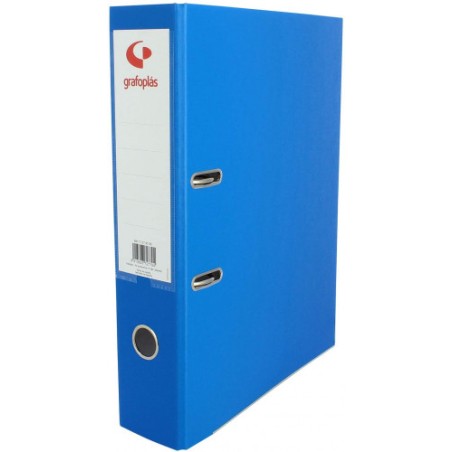 3731-ARCHIVADOR PALANCA 45 COLOR AZUL A4 LOMO ESTRECHO 290X320X55 GRAFOPLAS 17269330