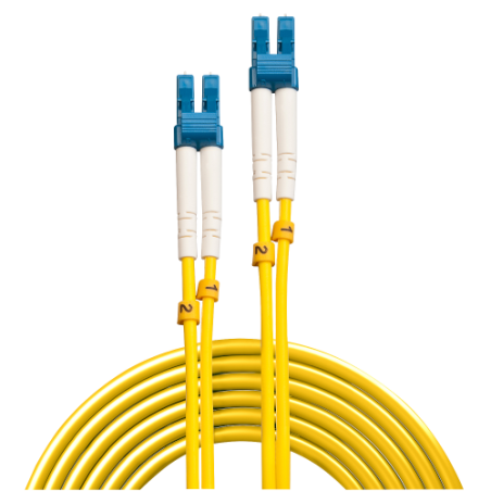 37556-Lindy 47452 Cable de fibra optica e InfiniBand 3 m LC Amarillo