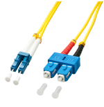 37574-Lindy 47475 Cable de fibra optica e InfiniBand 15 m LC SC Amarillo
