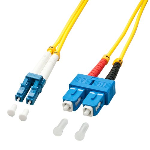 37575-Lindy 47476 Cable de fibra optica e InfiniBand 20 m LC SC Amarillo