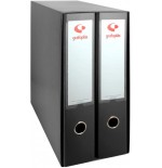 3762-MODULO 2 ARCHIVADORES COLOR NEGRO FOLIO 290X350X160 GRAFOPLAS 7279210