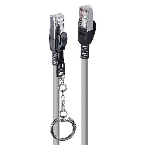 37631-Lindy 47605 cable de red Gris 3 m Cat6a S/FTP (S-STP)