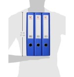 3768-MODULO 3 CARPETAS 2 ANILLAS 40 MM AZUL FOLIO 290X350X180 GRAFOPLAS 7284330